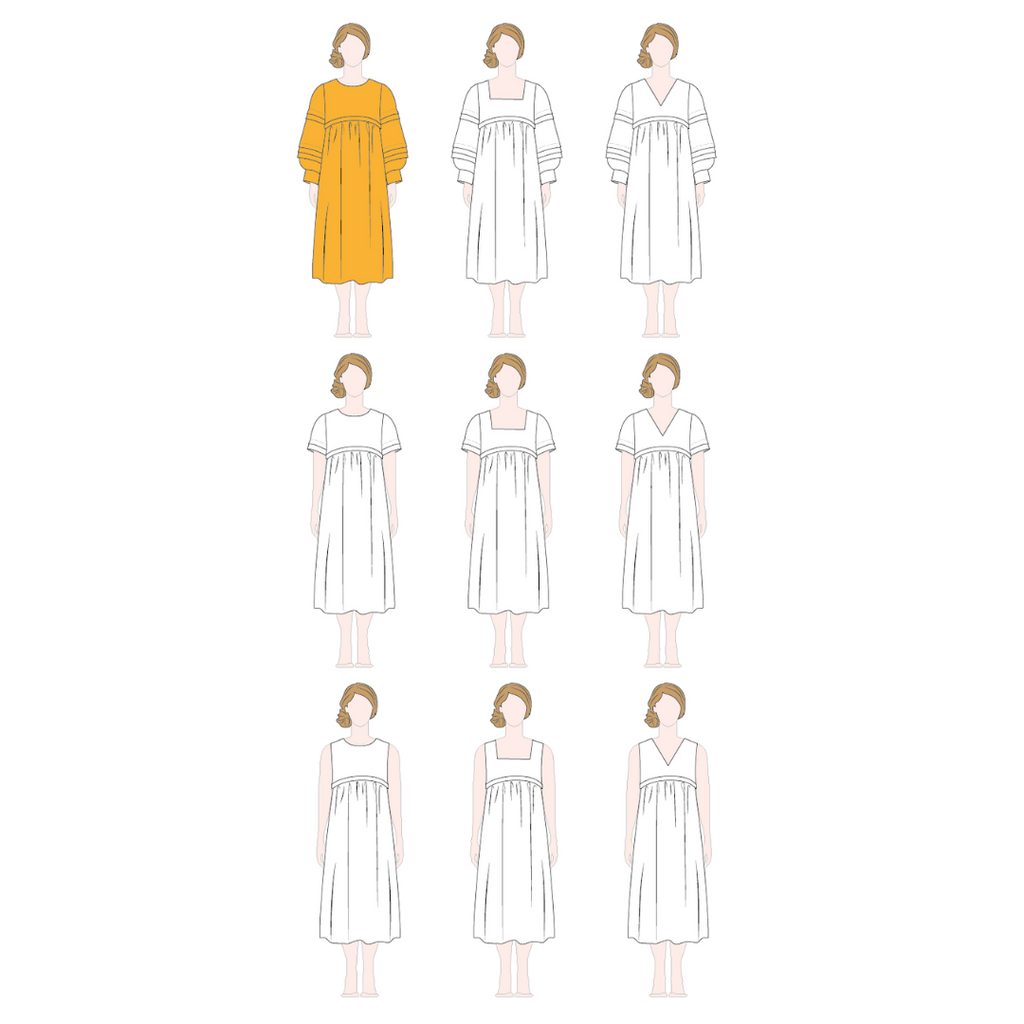 DILA blouse & dress PDF