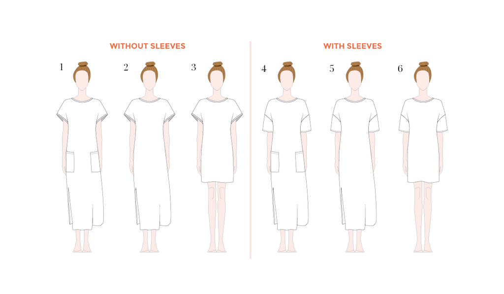 BILLY dress paper pattern ENGLISH