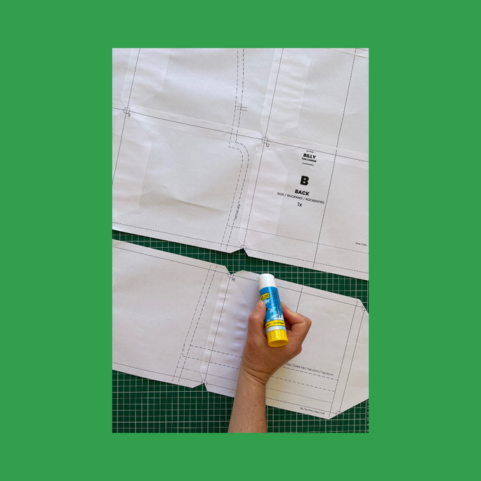 How to assemble PDF sewing patterns