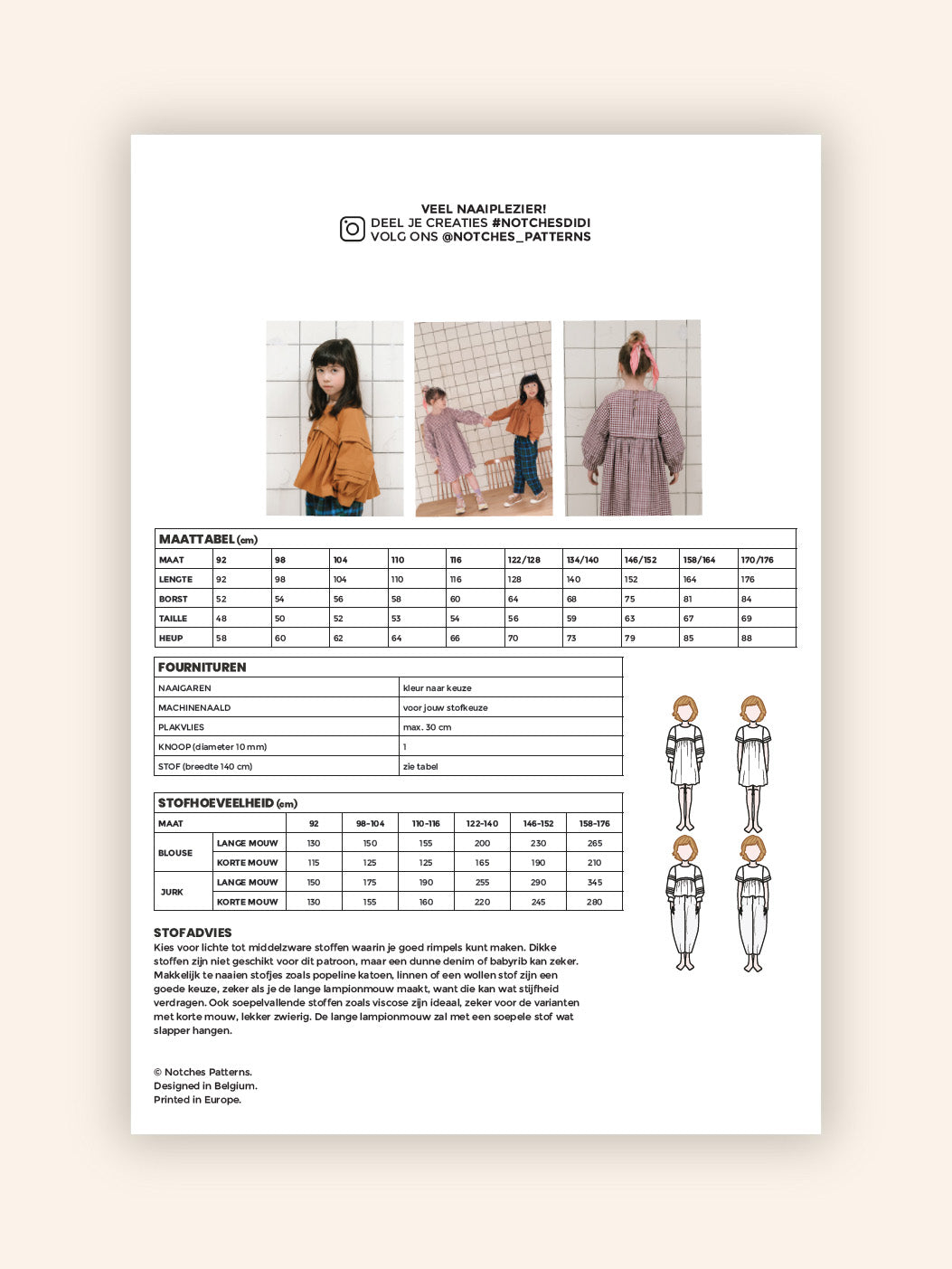 DIDI papieren patroon - NEDERLANDS