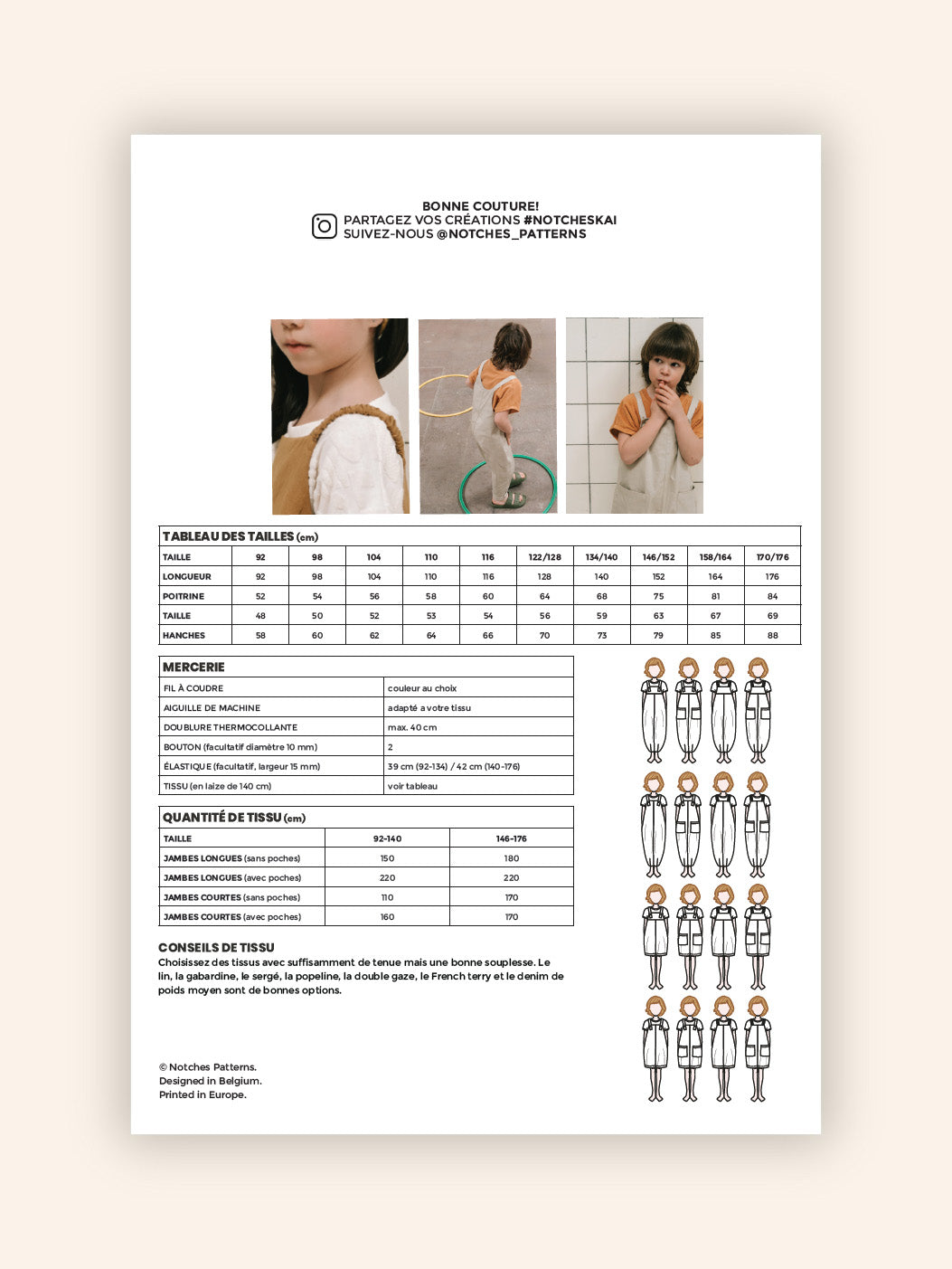 KAI patron couture pochette - FRANÇAIS