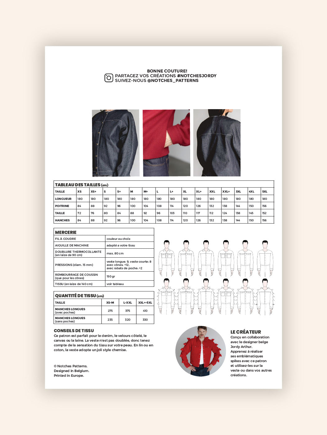 JORDY patron couture pochette - FRANÇAIS