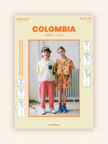 COLOMBIA papieren patroon NEDERLANDS