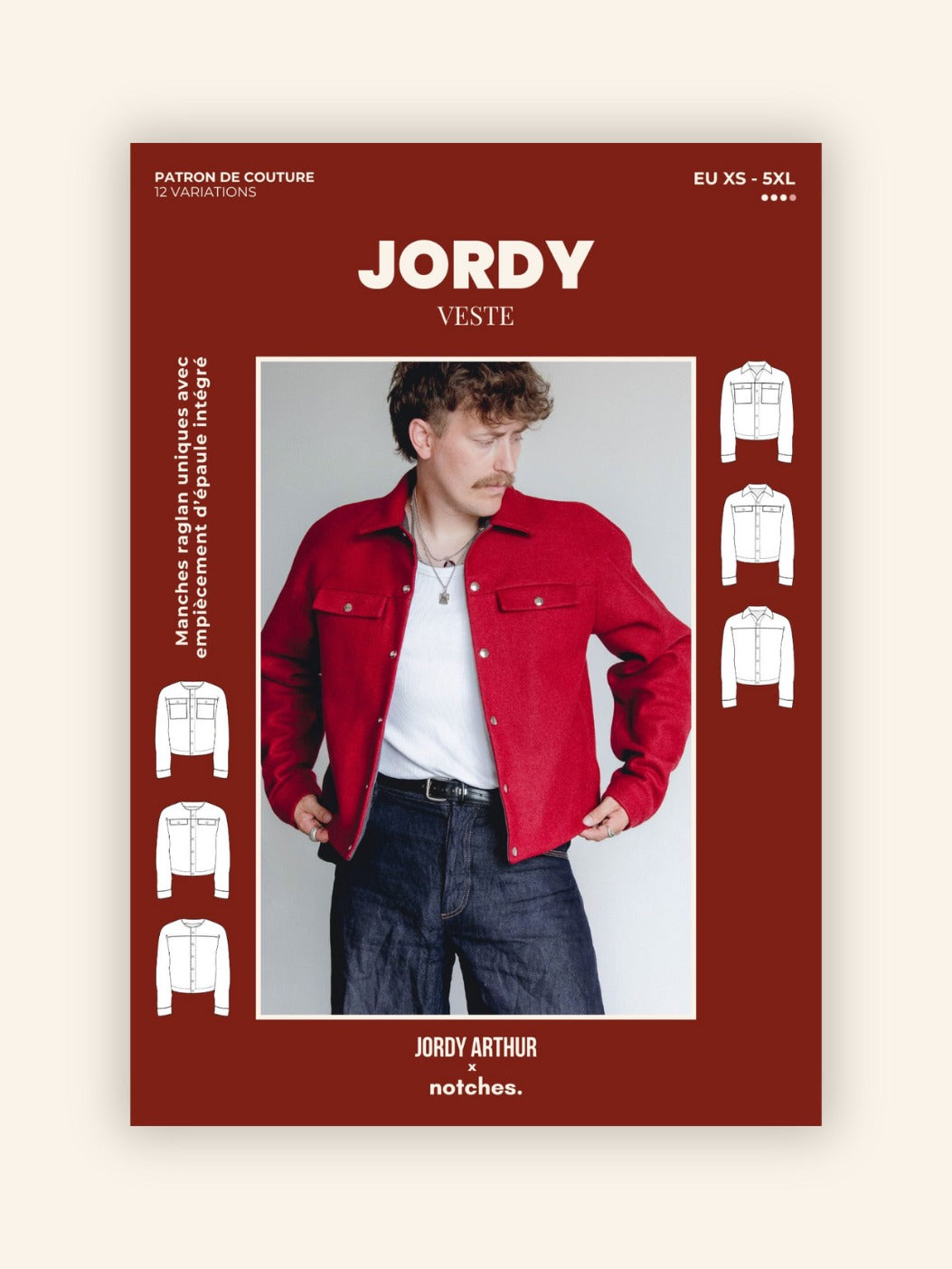 JORDY patron couture pochette - FRANÇAIS