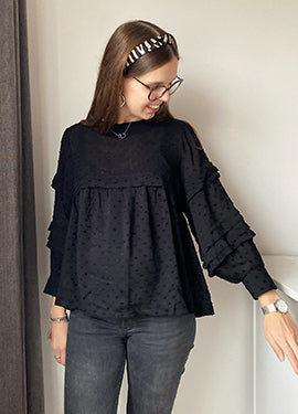 Testimonial Notches Patterns Dila blouse digital PDF pattern Gail