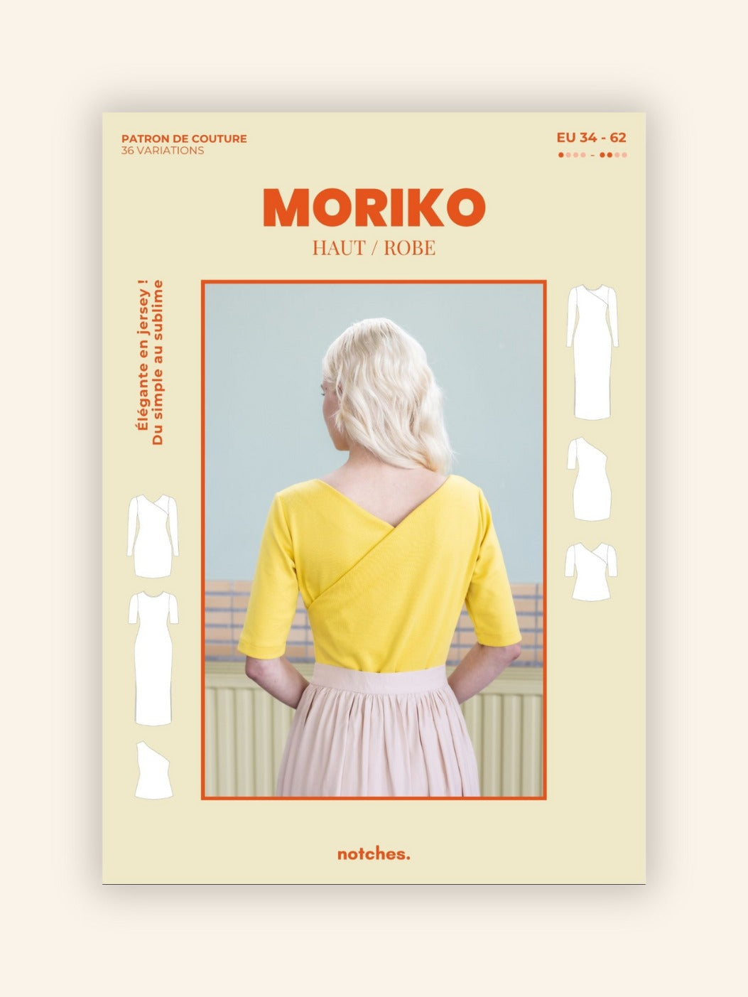 MORIKO patron couture pochette - FRANÇAIS