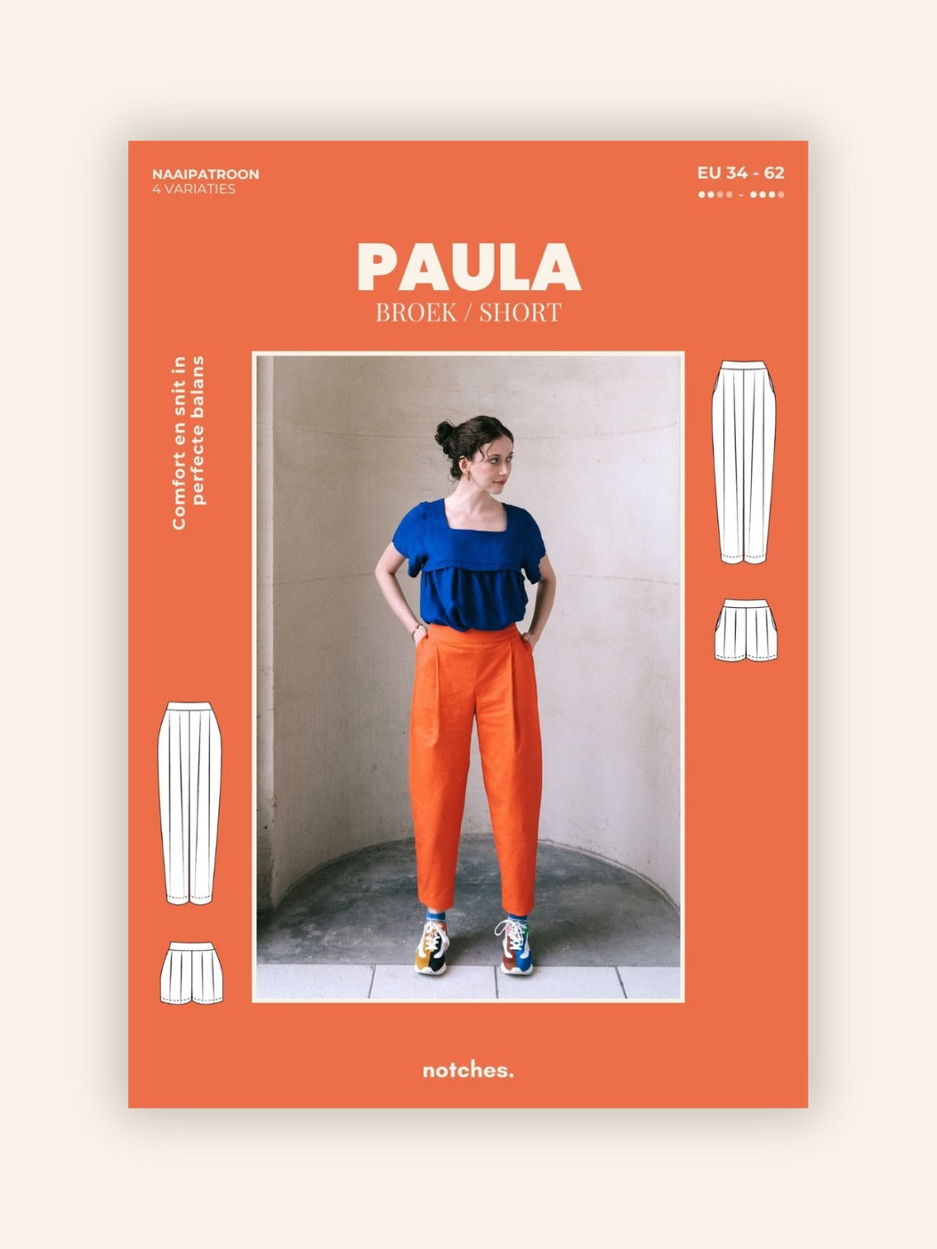 PAULA papieren patroon - NEDERLANDS