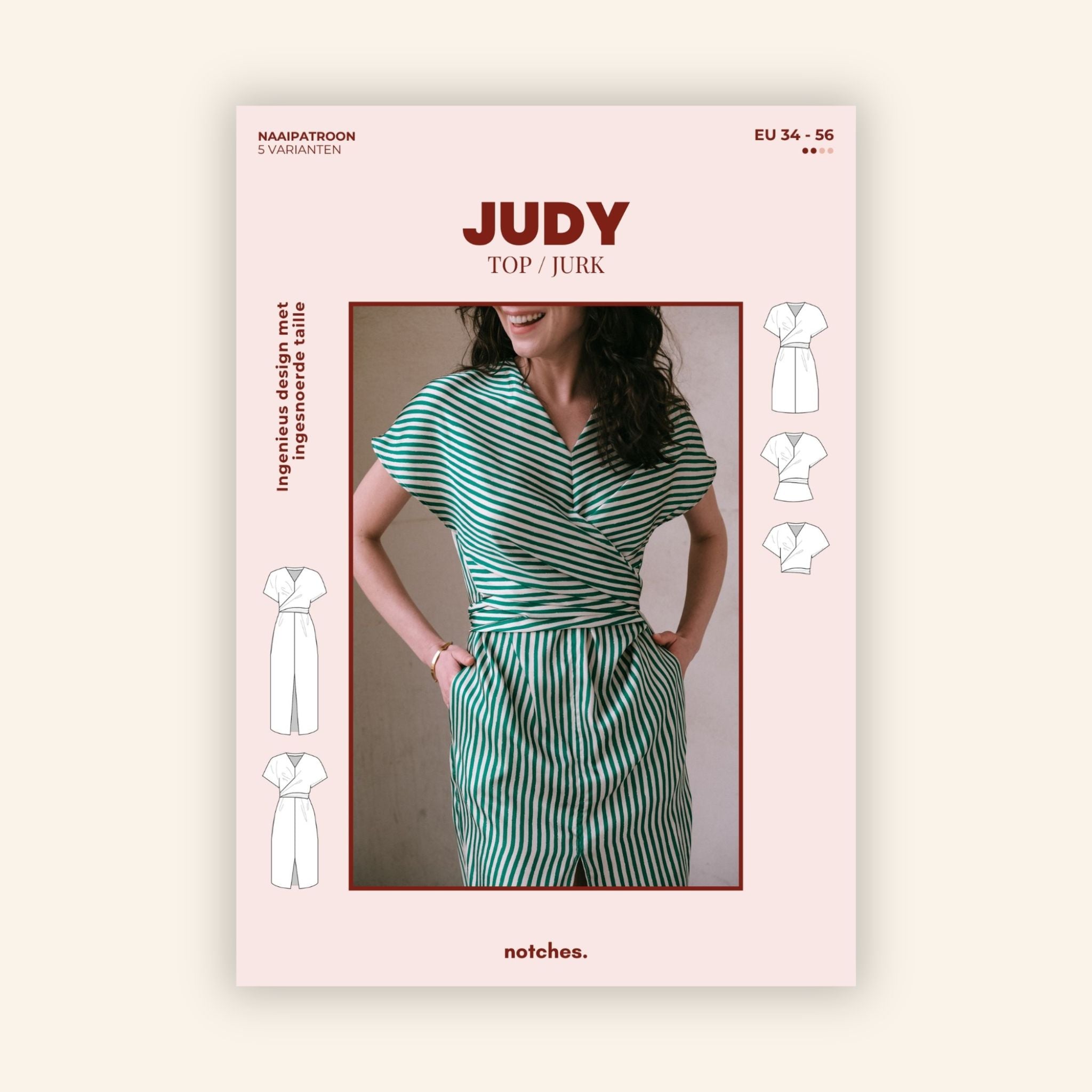 JUDY papieren patroon - NEDERLANDS